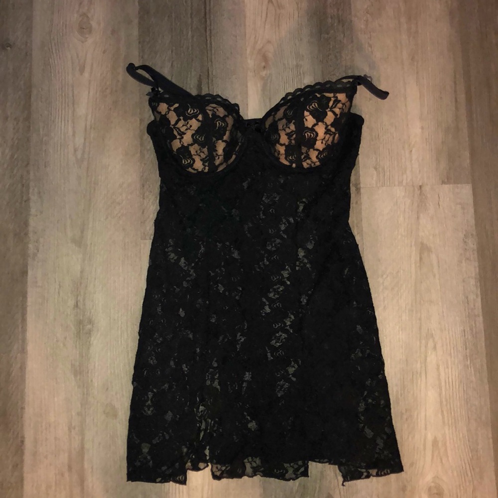 Sexy lingerie lace slip